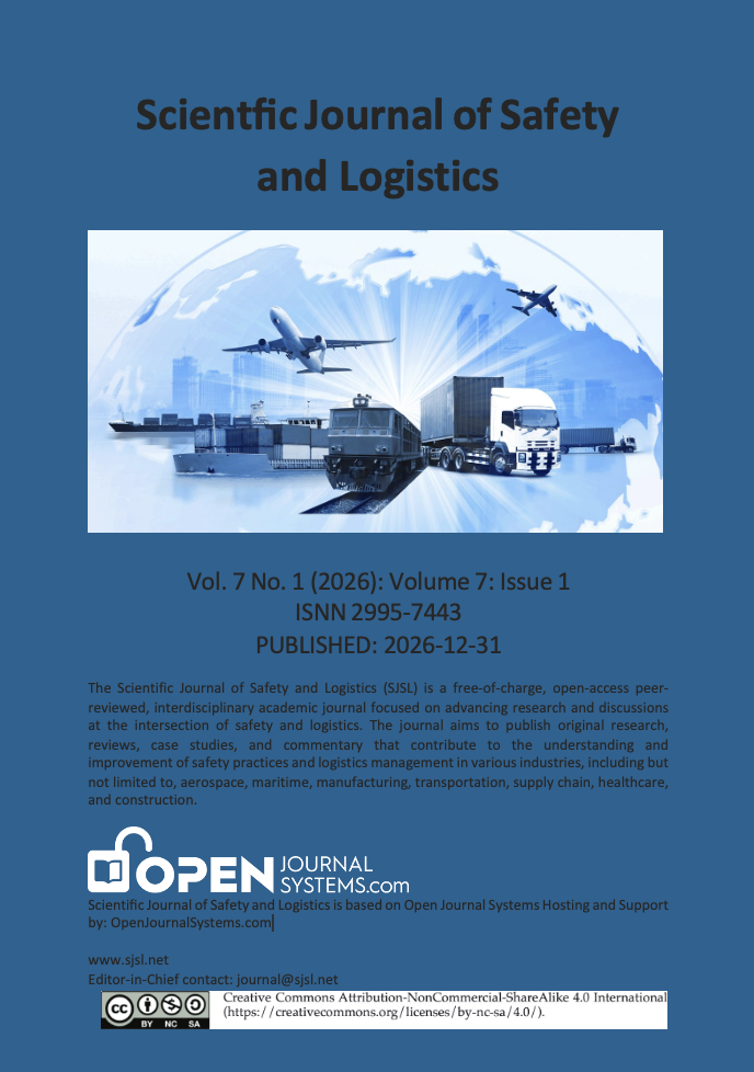 					View Vol. 7 No. 1 (2026): Scientific Journal of Safety and Logistics
				